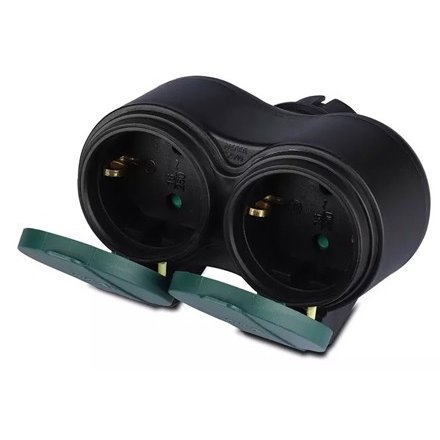 Adaptor Exterior 2CAI 16A IP44 V-TAC