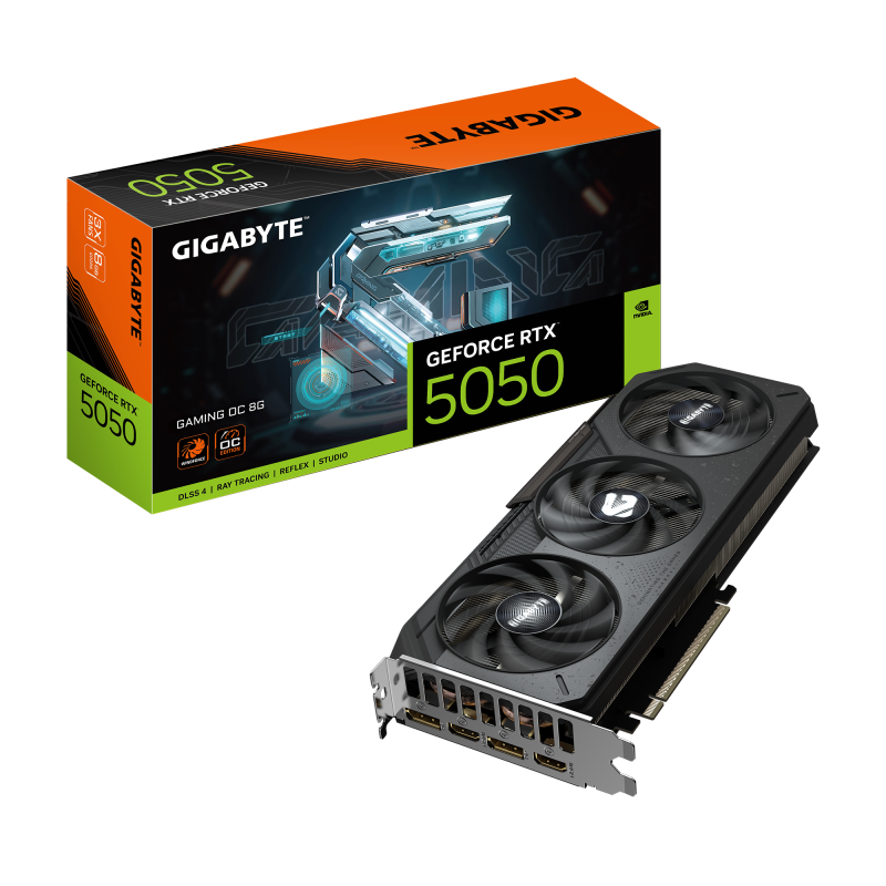 Placă Video RTX 5050 Gaming OC 8GB GDDR6 Gigabyte PCIe 5.0