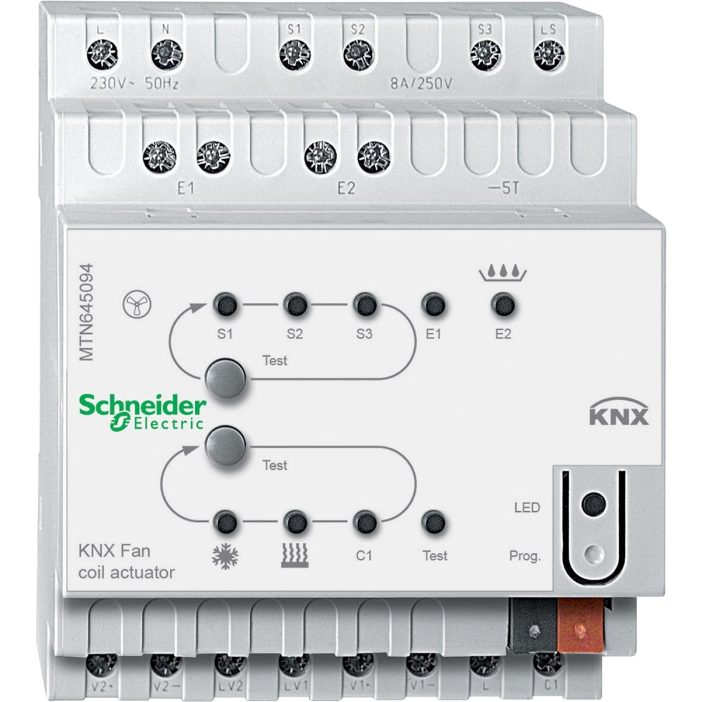Actuator KNX Schneider MTN645094, Control Încălzire