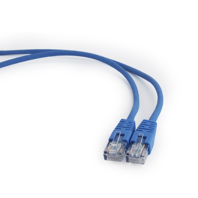 Cablu Rețea GEMBIRD Cat5e 1.5m Albastru - Conexiune Stabilă