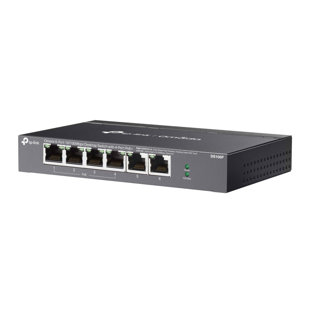 Switch TP-LINK TL-SF1006P PoE+ 6 Porturi 67W - Plug&Play - imagine 8