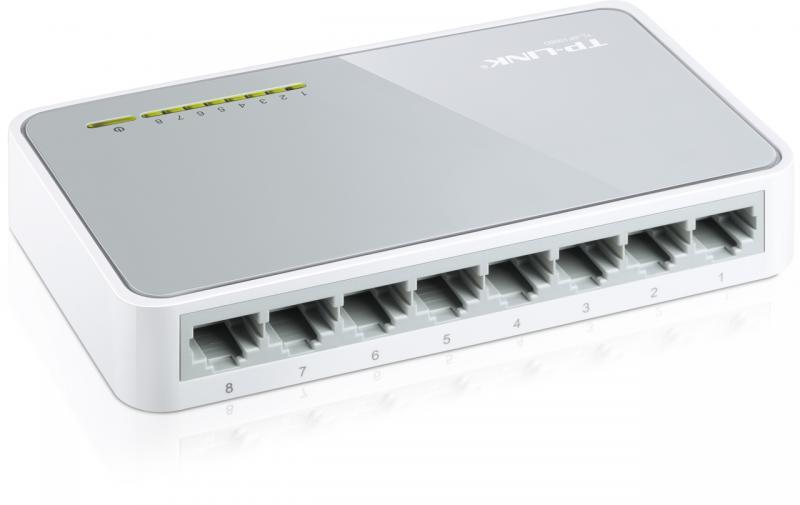 Switch TP-LINK TL-SF1008D 8 Porturi Fast Ethernet - imagine 1