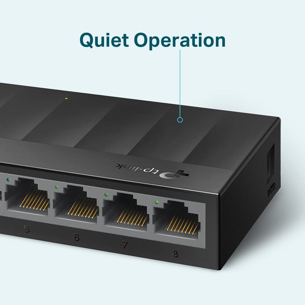 Switch TP-LINK LS1008G Gigabit 8 Porturi - Rețea Ultra-Rapidă - imagine 9