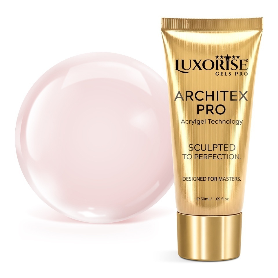 Polygel LUXORISE ARCHITEX PRO - Sculpted Nude Collection, Dusty Blush, 50ml