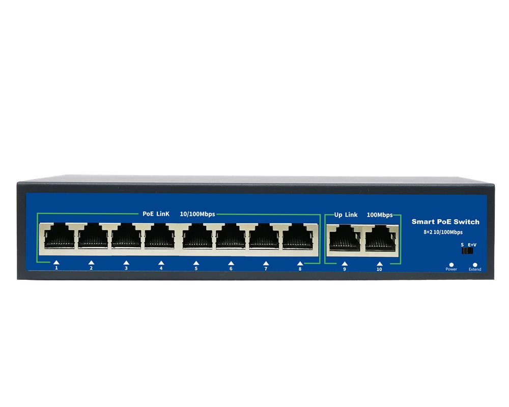Switch Safer 8 Porturi PoE 120W
