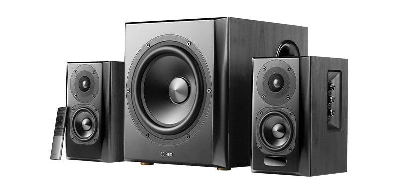 Edifier S351DB-BK: Boxe 150W cu Bass Profund