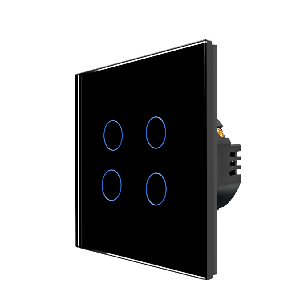 Intrerupator Cvadruplu Touch Sticla LUXION 500W - imagine 5