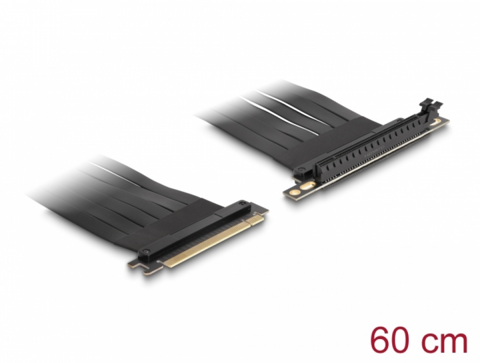 Riser PCIe x16 60cm 90° Delock 88028