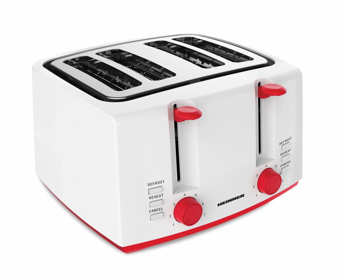 Prăjitor de Pâine 4 Felii 1300W Generic - 7 Niveluri Rumenire