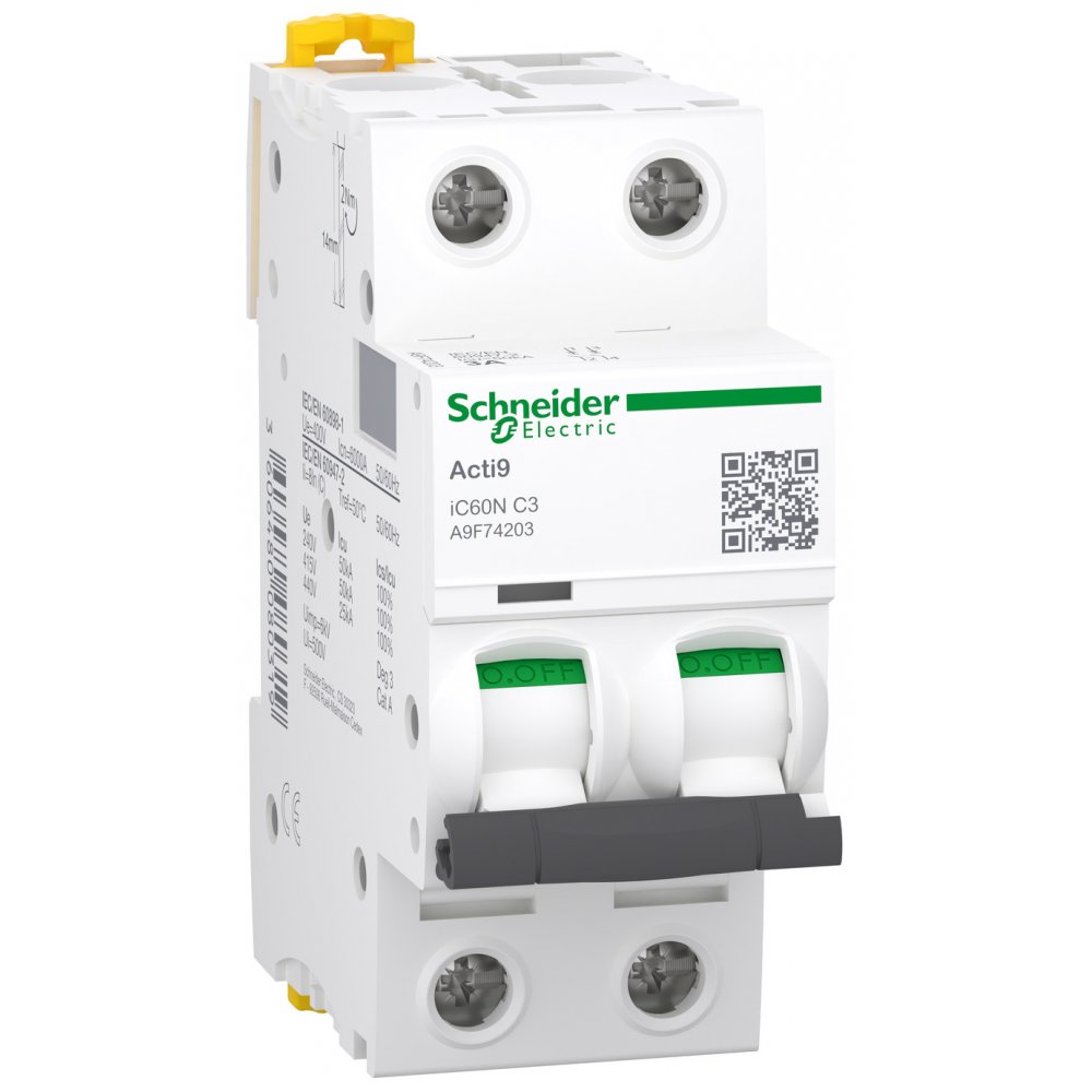 Siguranta Automata Schneider 2P 3A Curba C