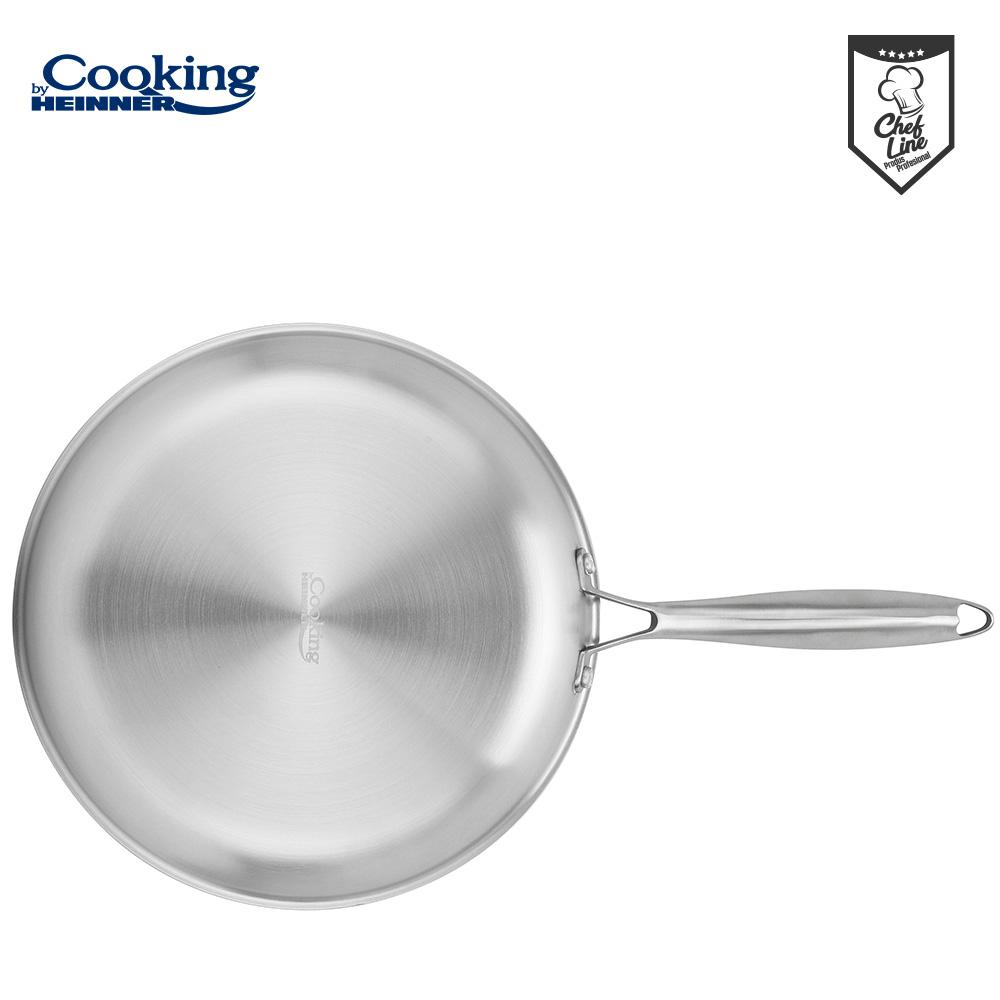 Tigaie Inox Heinner Titanium3 30cm - 3 Straturi Profesională - imagine 3
