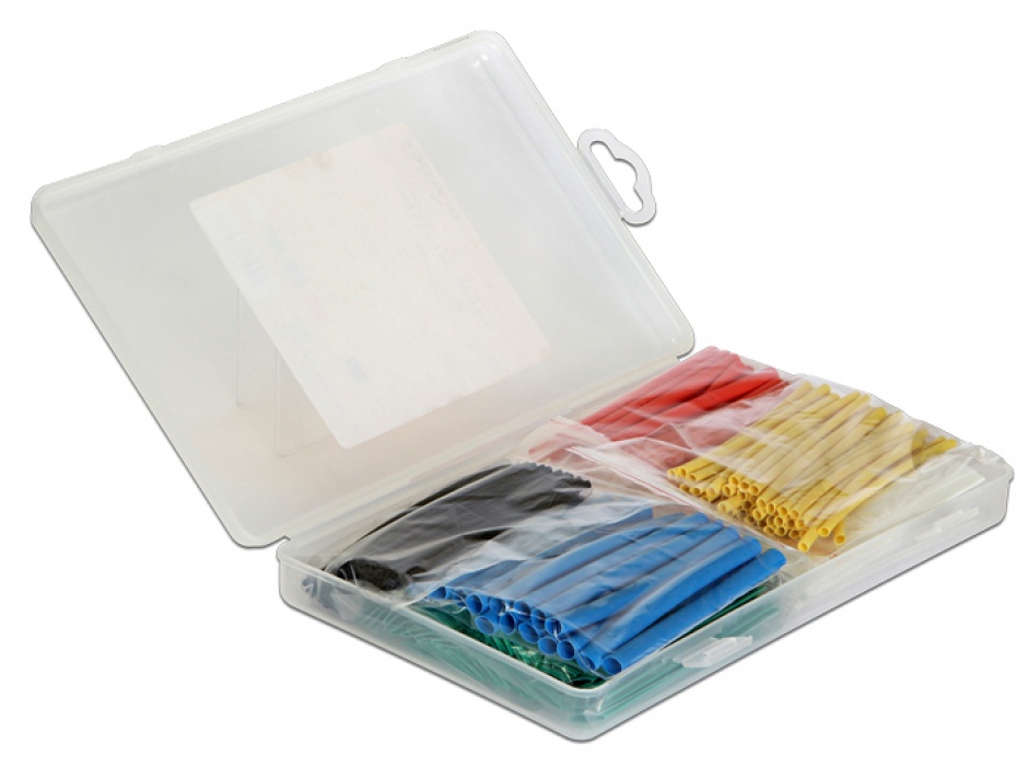Set 230 Tuburi Termocontractabile Delock Colorate
