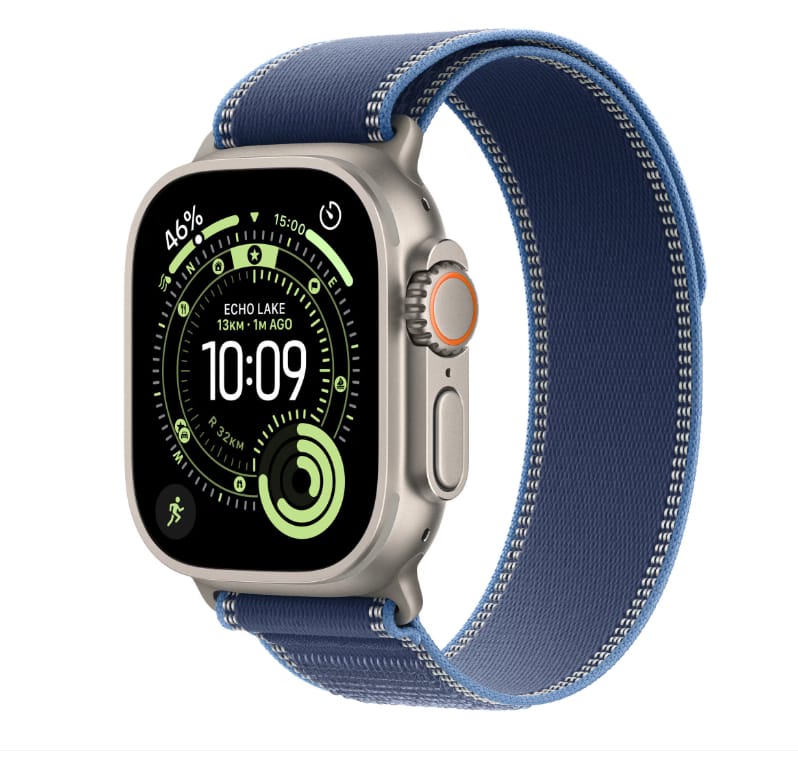 Apple Watch Ultra 3 GPS+Cellular 49mm - Titan Blue Trail - imagine 3
