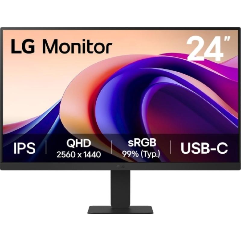 Monitor LG 23.8" QHD IPS 100Hz USB-C - 24U631A-B