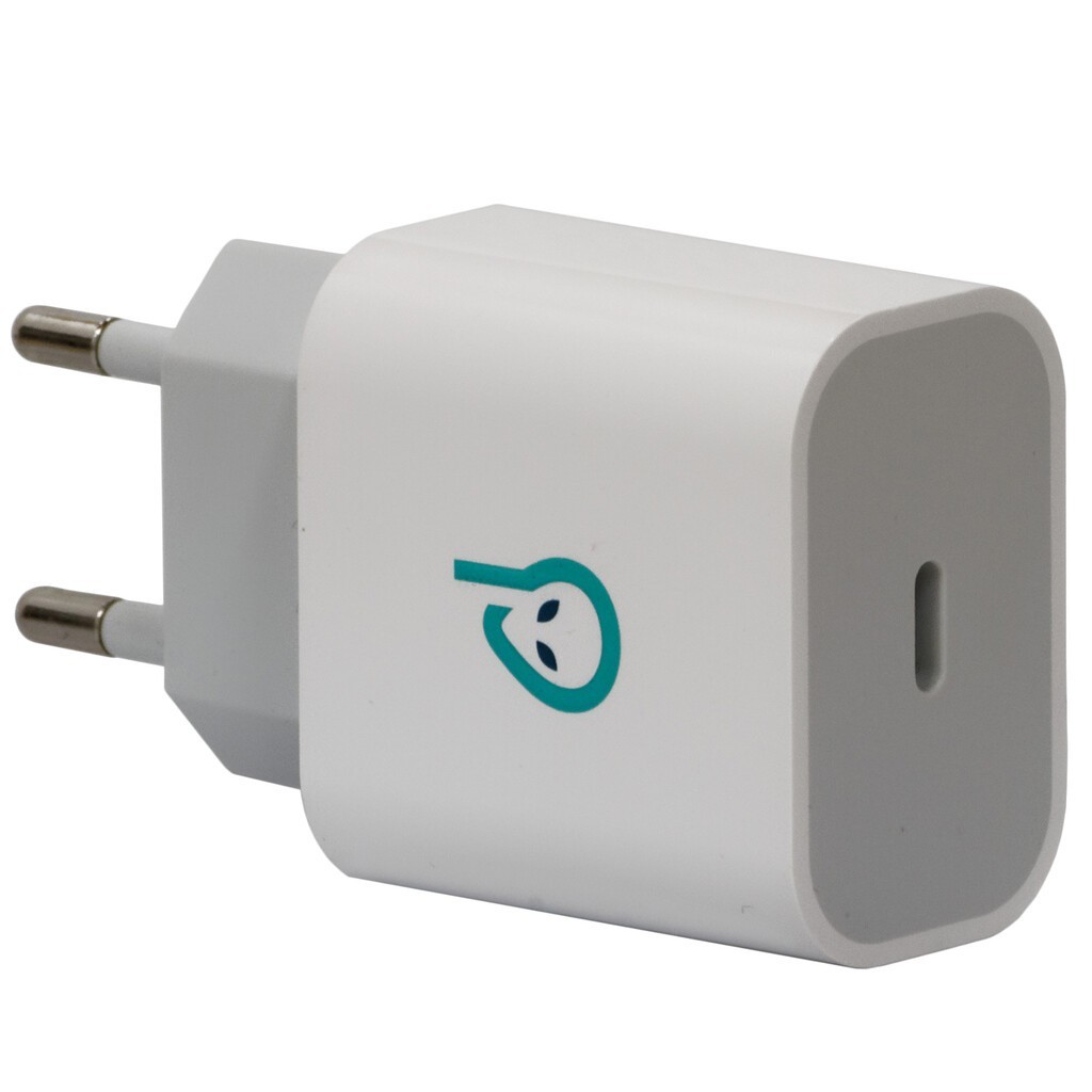Incarcator Retea Spacer Quick Charge 18W USB Type-C Alb