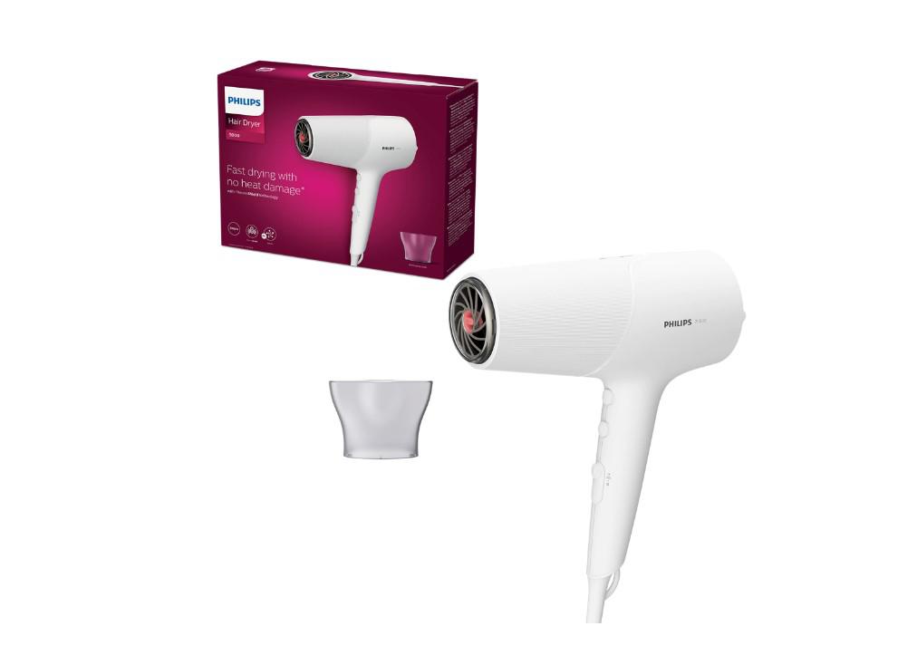 Uscator de par Philips Seria 5000 BHD500/00, 2100W, ThermoShield