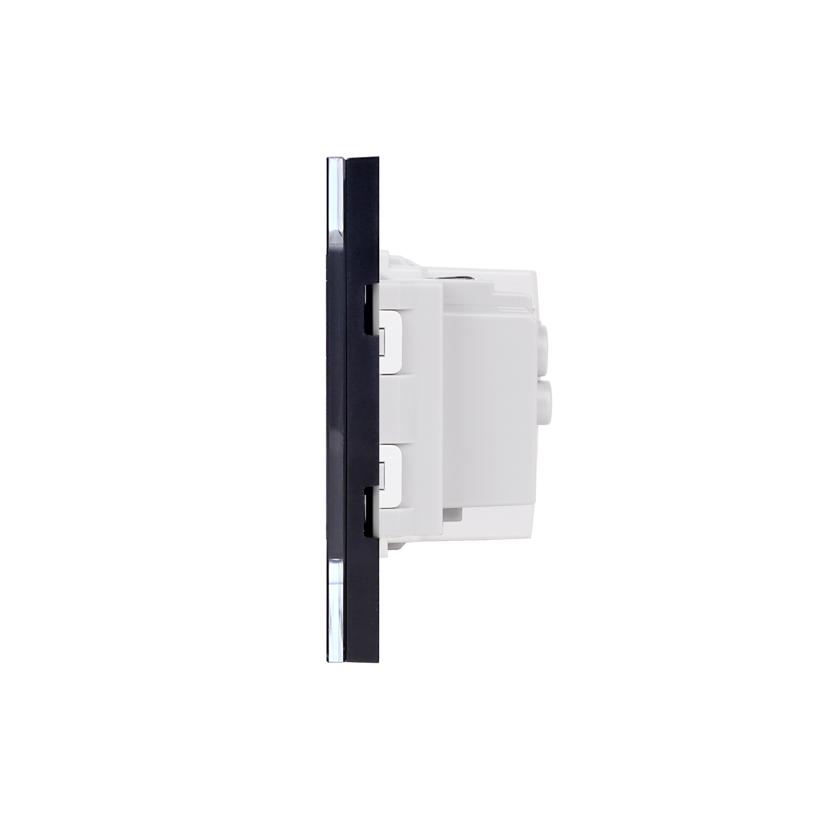 Întrerupător cu Variator + Priză LUXION, Rama Sticlă, IP44 - imagine 7
