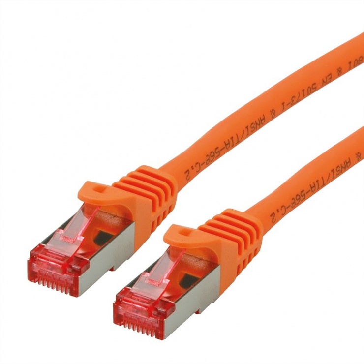 Cablu Roline SFTP CAT6 1.5m Portocaliu