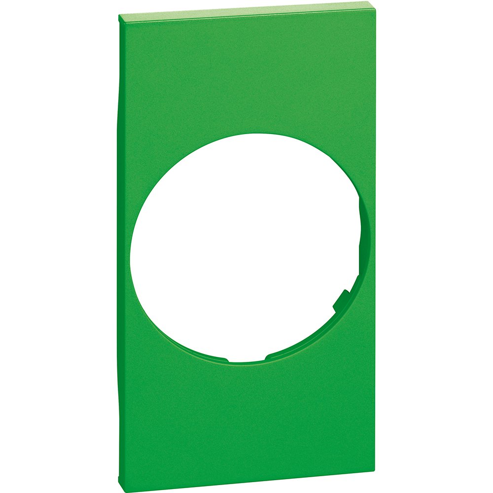 Placa 2 module verde Bticino Living Now
