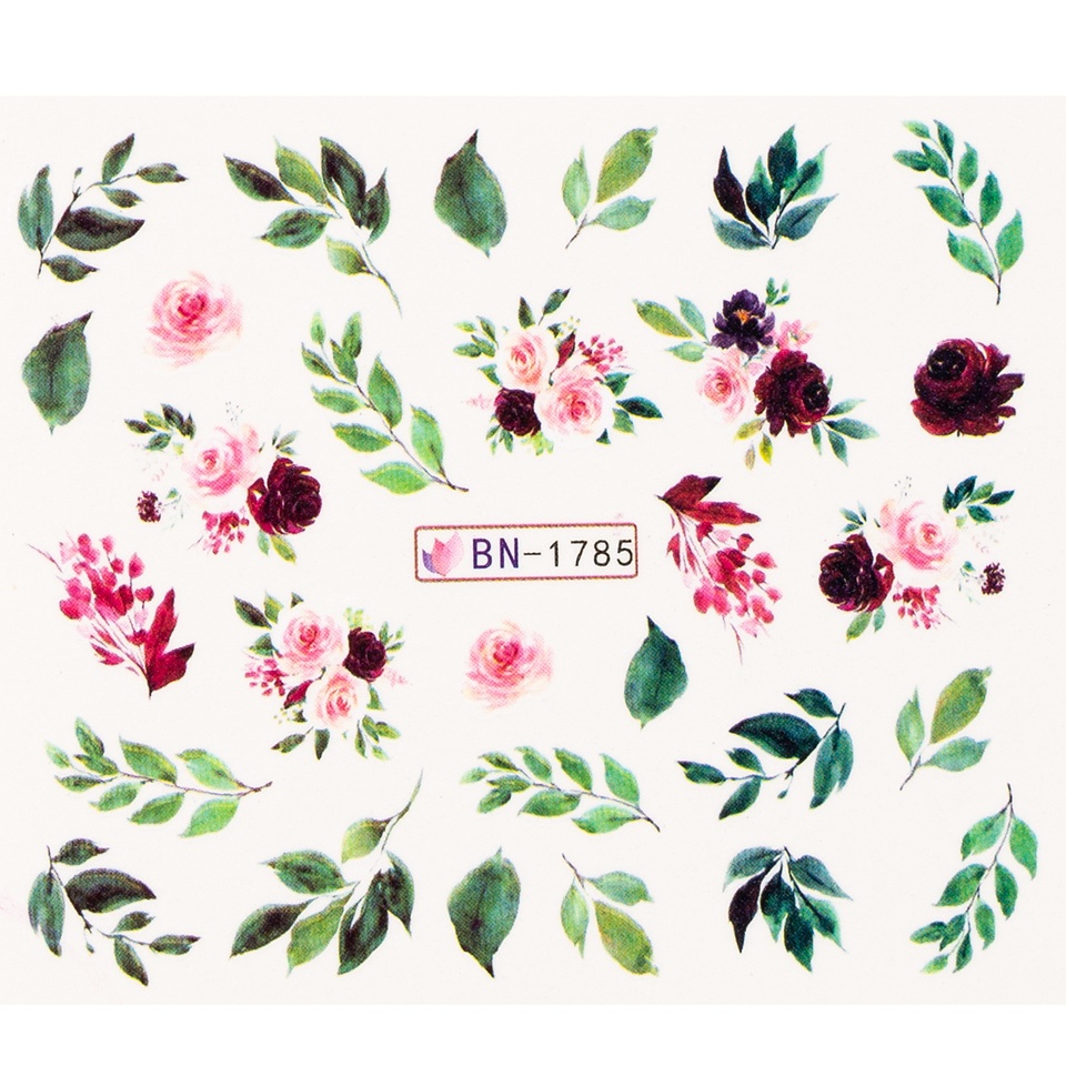 Tatuaj Unghii LUXORISE Flower Fresh, Model BN-1785