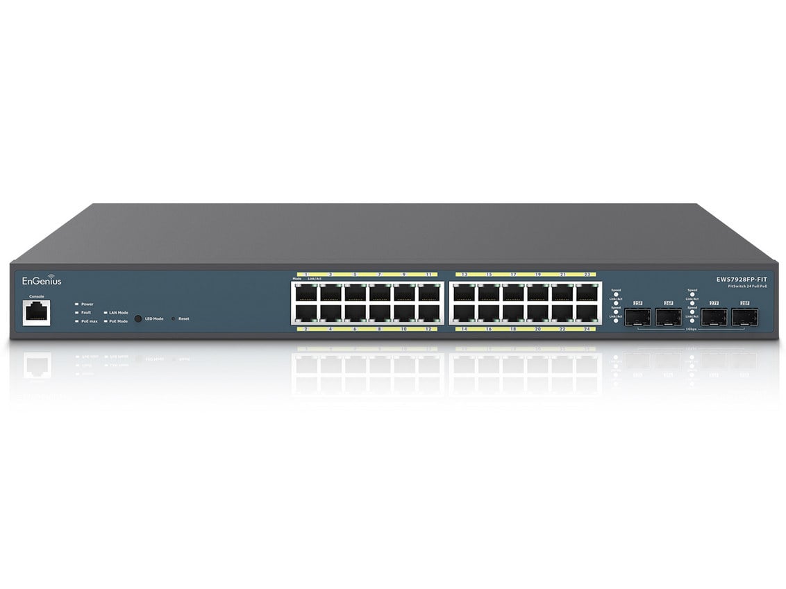 Switch EnGenius EWS7928FP 24 Porturi PoE 410W