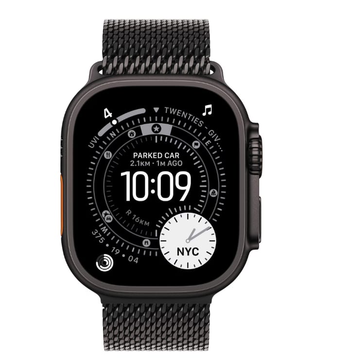 Apple Watch Ultra 3 GPS+Cellular 49mm - Titan Negru - imagine 2