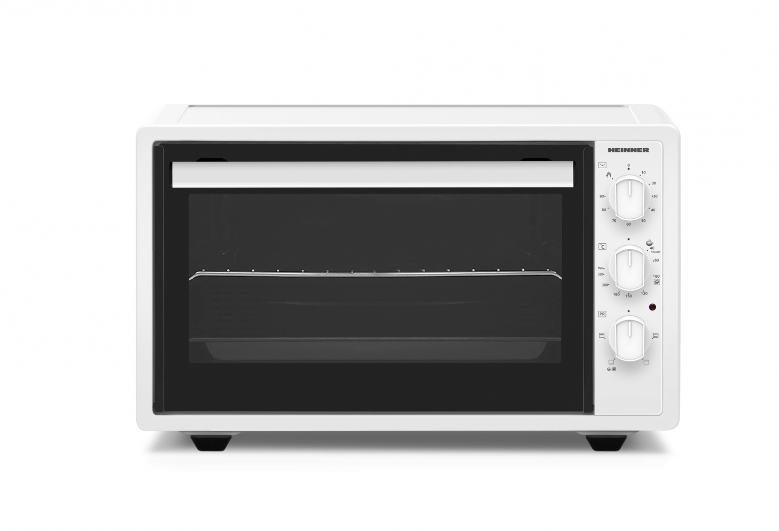 Cuptor Electric Heinner HCE-S37WH 37L 4 Functii Grill Alb