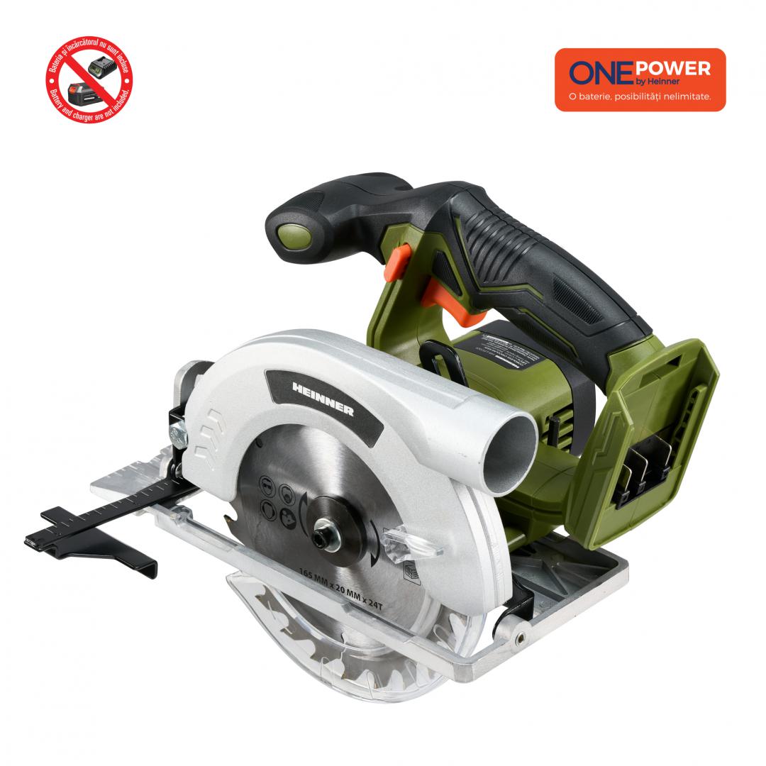 Fierăstrău Circular Heinner ONE POWER 18V 4200RPM - Profesional - imagine 3