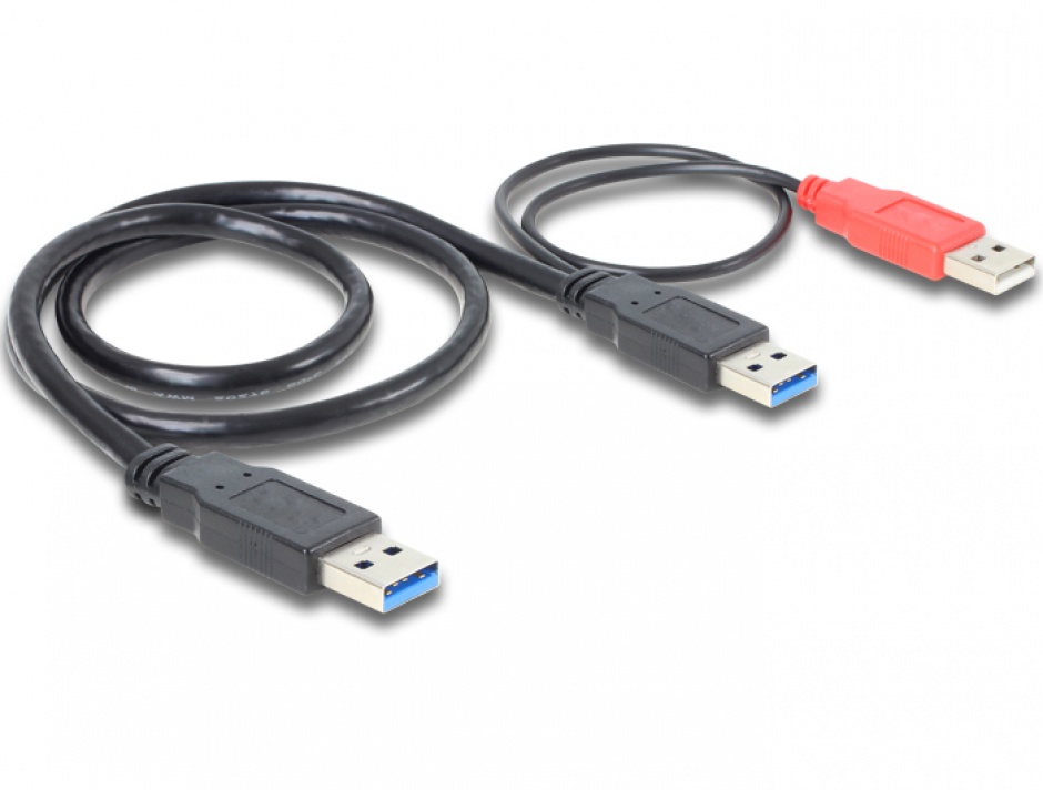 Cablu Y USB 3.0 Delock, Alimentare HDD