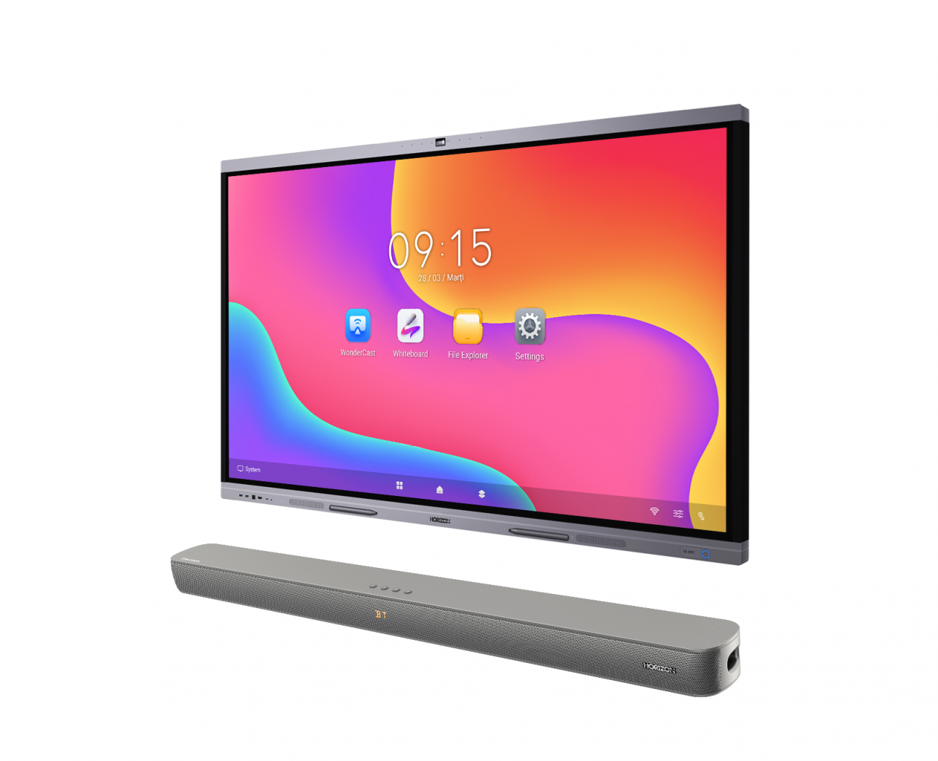 Display Interactiv HORIZON A3C 65" 4K UHD - Colaborare Premium - imagine 3