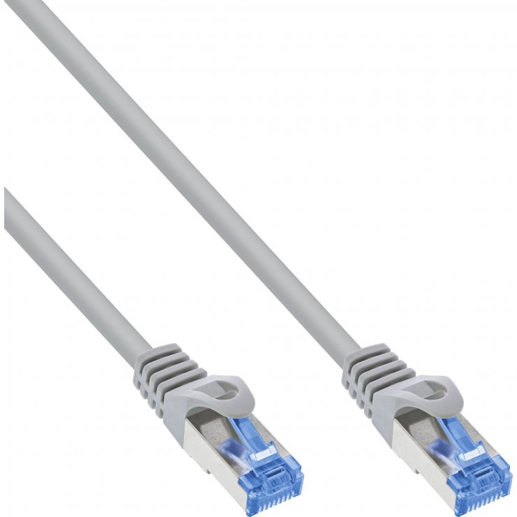 Cablu RJ45 Cat.6A S/FTP 0.3m Gri InLine