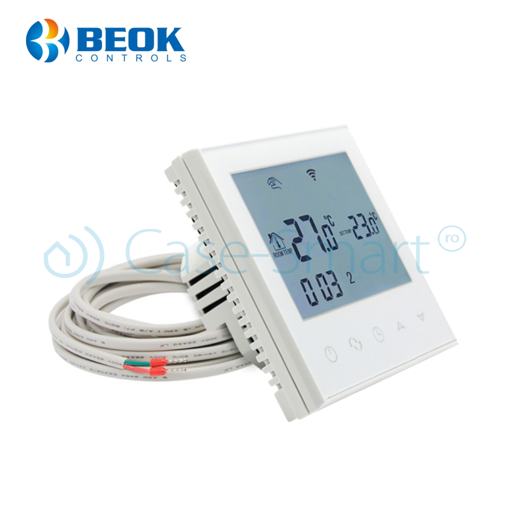 Termostat Wi-Fi BeOk TDS21 pentru pardoseală - imagine 2
