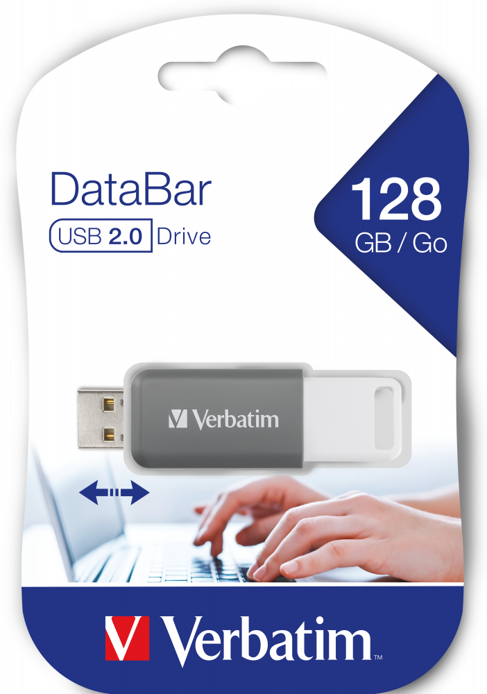 Memorie USB Verbatim 128GB DataBar - Stocare Sigură - imagine 4