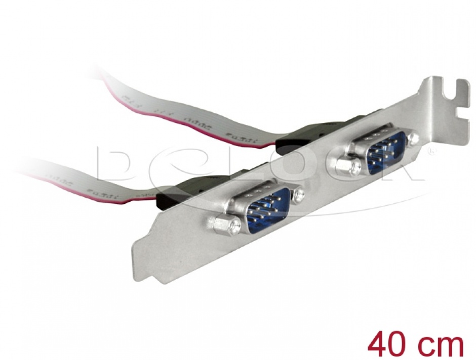 Bracket Serial DB9 2 Porturi Delock 89268