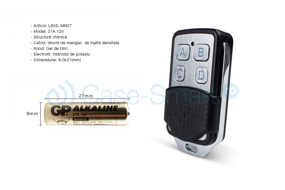 Telecomanda Livolo Breloc 4 Butoane - imagine 5