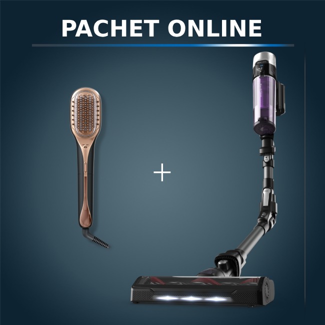 Pachet Rowenta X-FORCE + Perie Abur - Promo 1899.9 RON