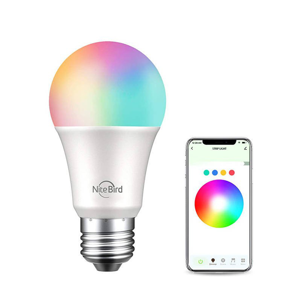 Bec LED Gosund RGB E27, 800 Lumeni, Control App - imagine 4
