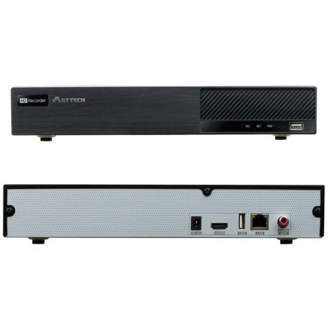 NVR Asytech 4 Canale 4K ONVIF H.265