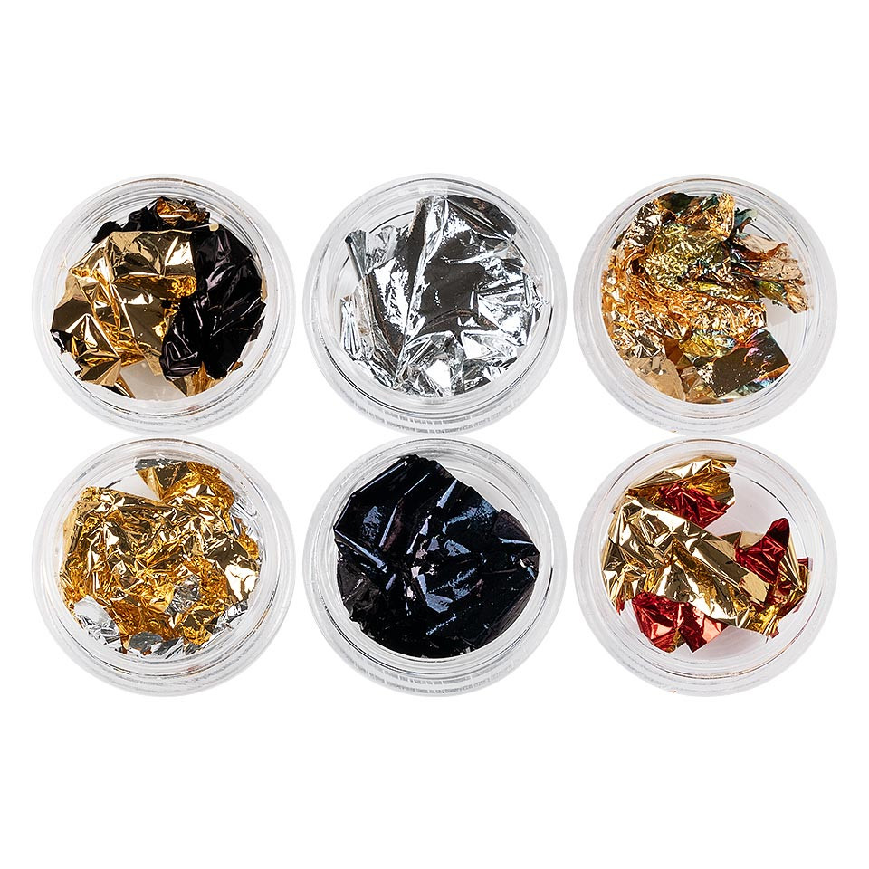 Set 6 bucăți Foită Unghii Future Glow SensoPRO