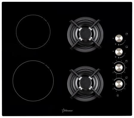 Plita Mixtă Starcrest SEH-GT7040, Gaz și Vitroceramică