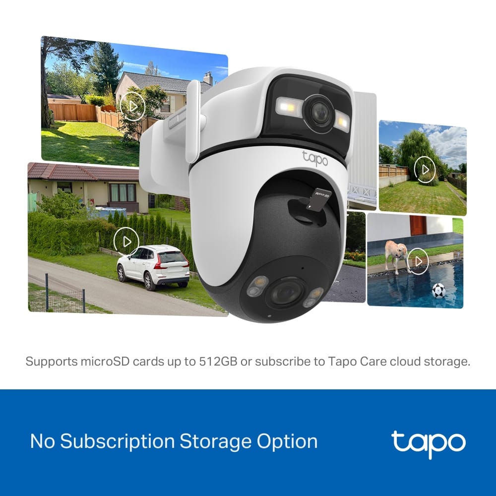 Cameră TP-LINK Tapo C545D Exterior Obiectiv Dual 2K Pan/Tilt - imagine 19