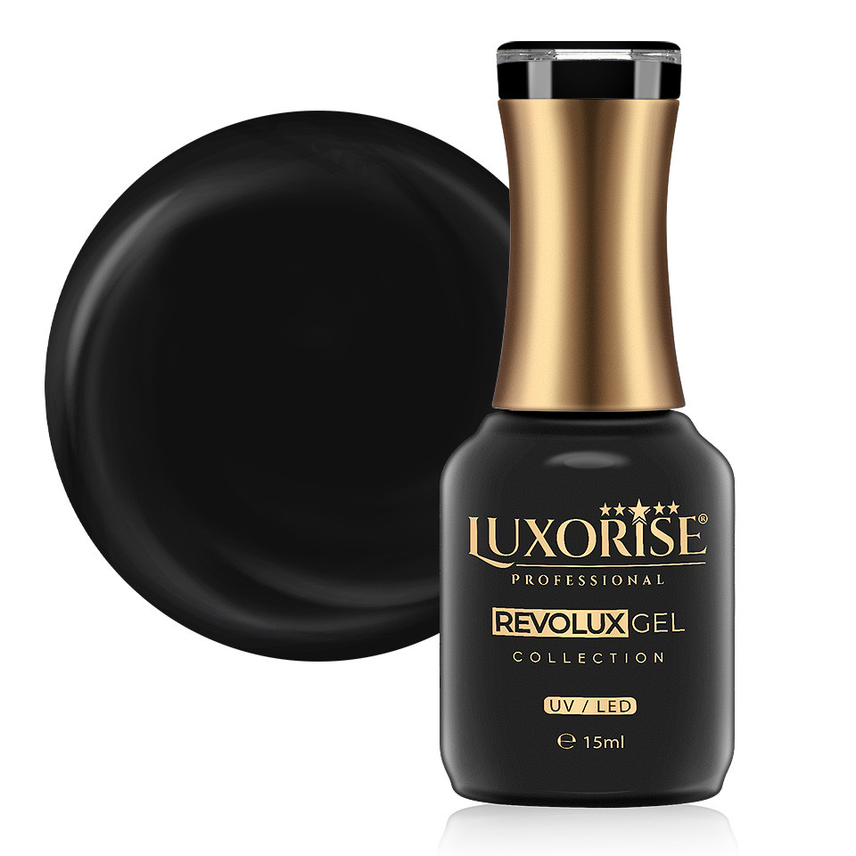Oja Semipermanenta Luxorise Iconic Black 15ml