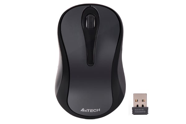 Mouse A4TECH G3-280N Wireless Gri, 1000 DPI, 2.4GHz