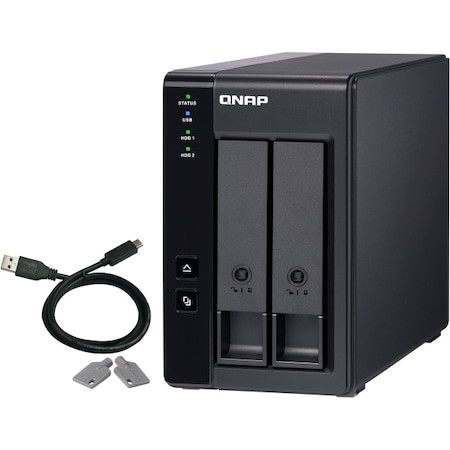QNAP TR-002 2-Bay - Carcasă RAID USB 3.2 cu 20TB Stocare - imagine 4