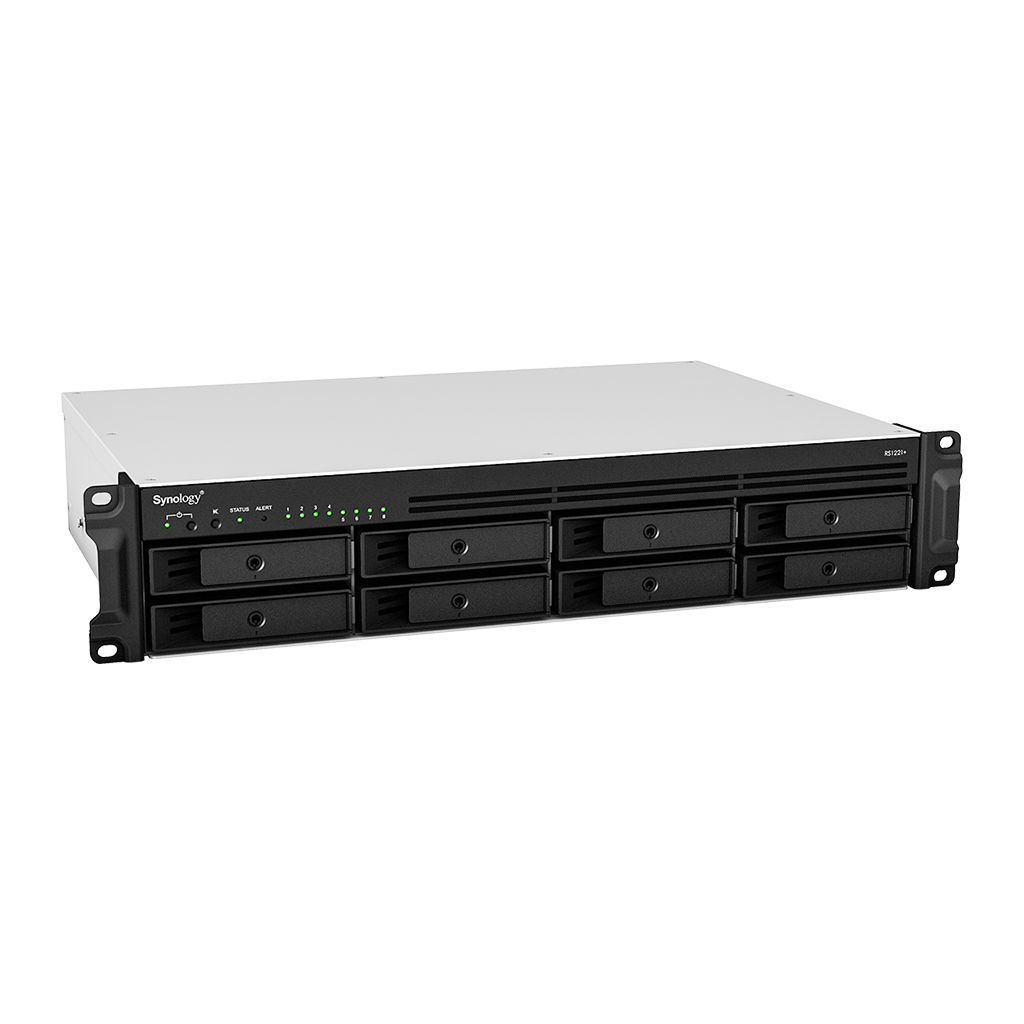 Synology RS1221+ NAS 8-Bay AMD Ryzen V1500B 4GB Rack 2U - imagine 7