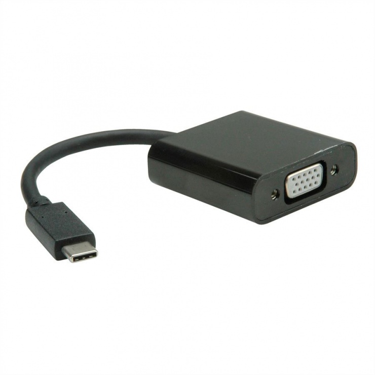 Adaptor USB-C la VGA cu Audio Value