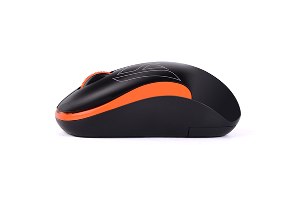 Mouse Wireless A4Tech G3-300N-BO 2.4GHz Negru-Portocaliu - imagine 3