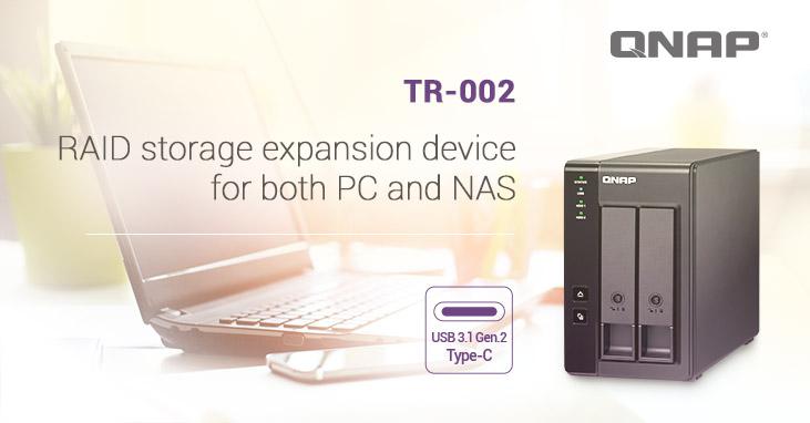 QNAP TR-002 2-Bay - Carcasă RAID USB 3.2 cu 20TB Stocare - imagine 5
