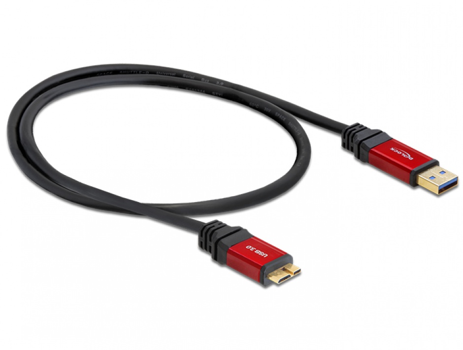 Cablu USB 3.0 Delock 1m Premium 5Gb/s