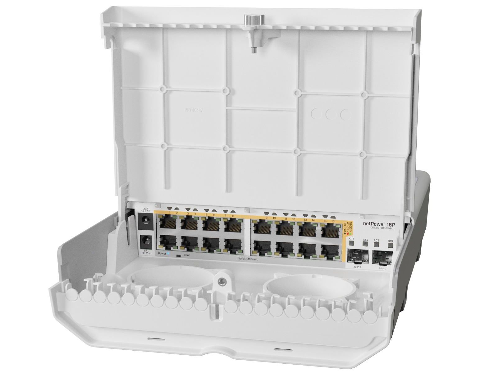 Switch PoE MikroTik 16 Porturi Exterior